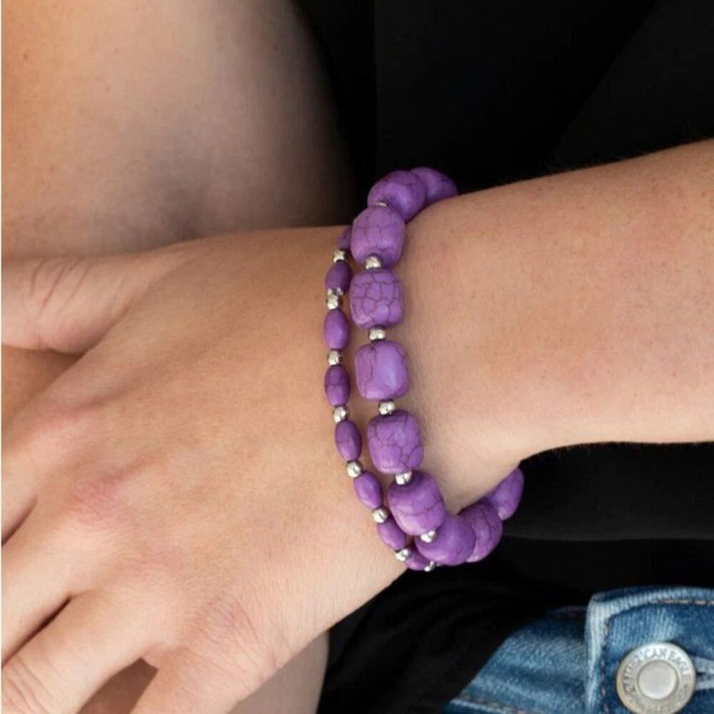 Colorfully Country Purple Bracelet (30)